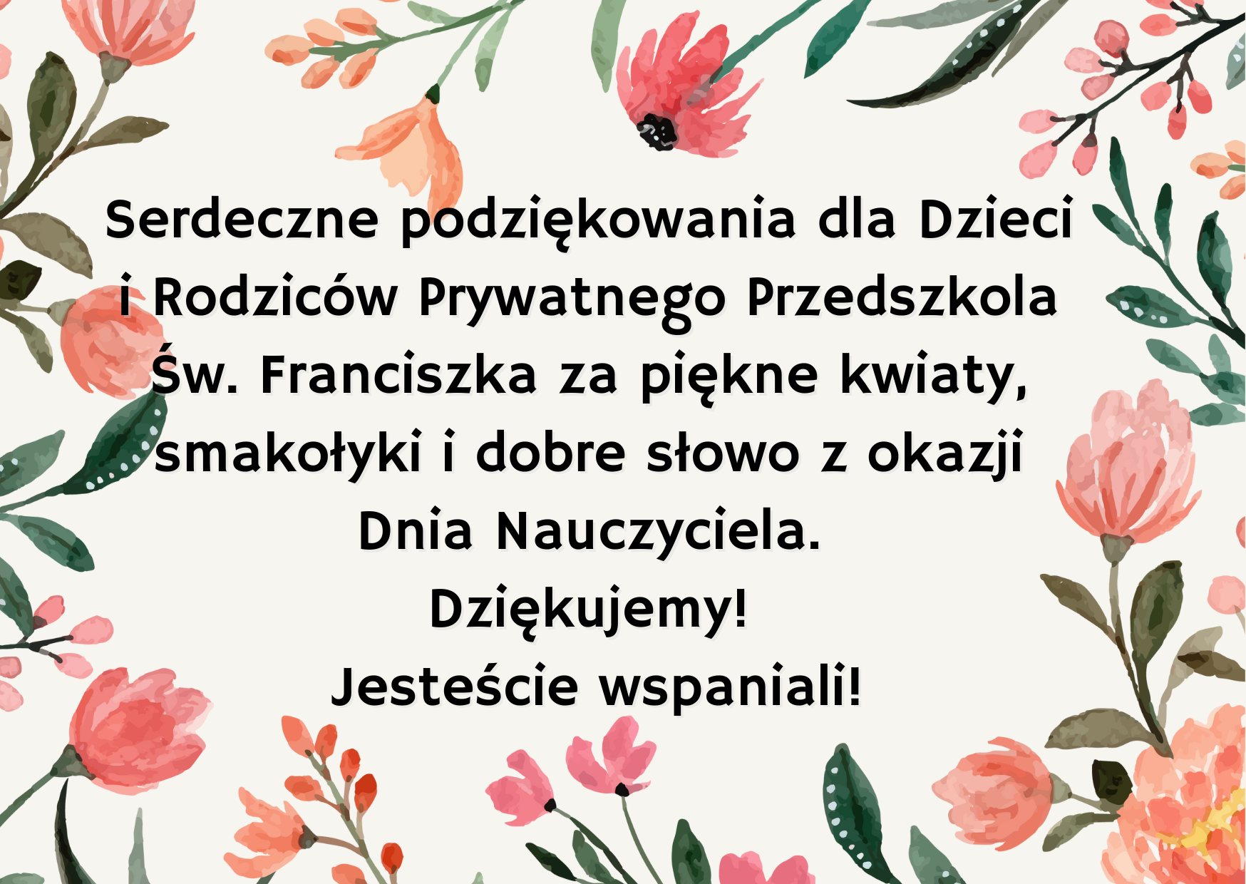 Podziękowania