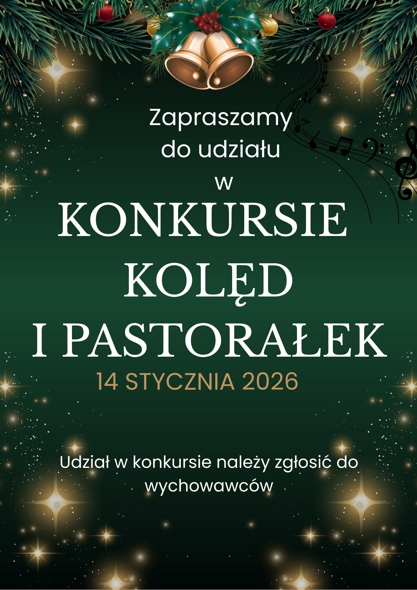 KONKURS KOLĘD – 14 STYCZEŃ 2026
